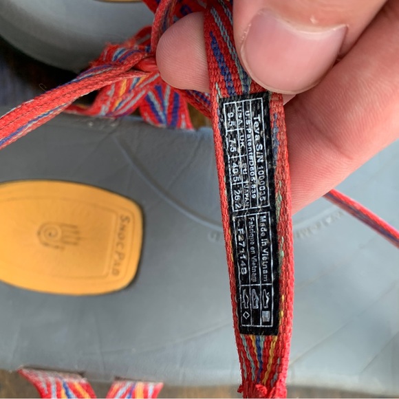 TEVA Zirra Sandals Red Straps (S/N 1000035) Women’s Size 9.5 US / 40.5 EU - Picture 11 of 11